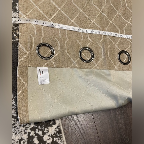 Home Expressions Grommet Room Darkening Curtains 50 x 95 Set of 2   ( 50 x 89) - Picture 1 of 6